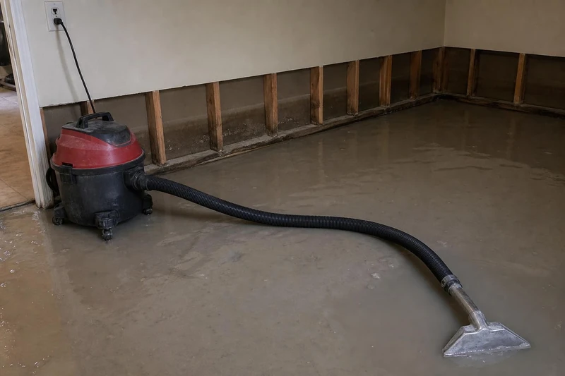 Drying gear staged against an opened baseboard in a carpeted room near Historic Downtown McKinney